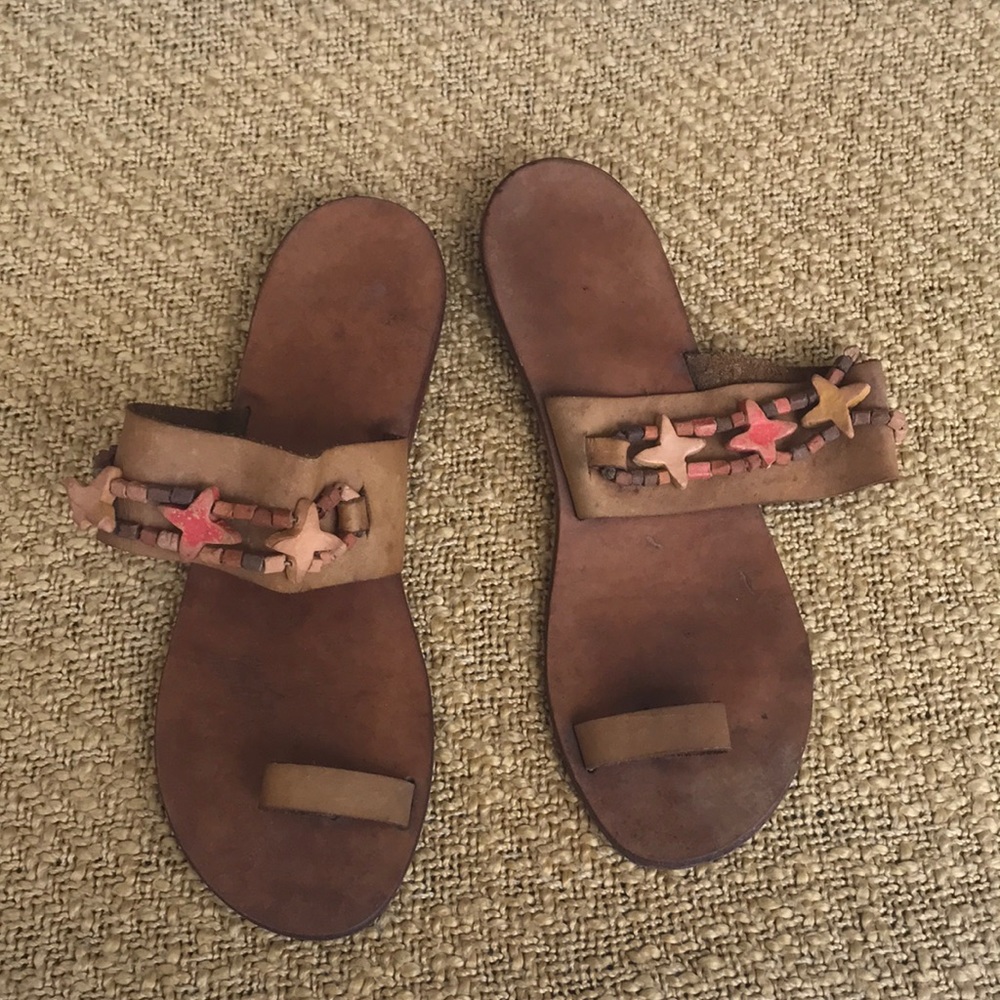 Moccasin sandals sz 7